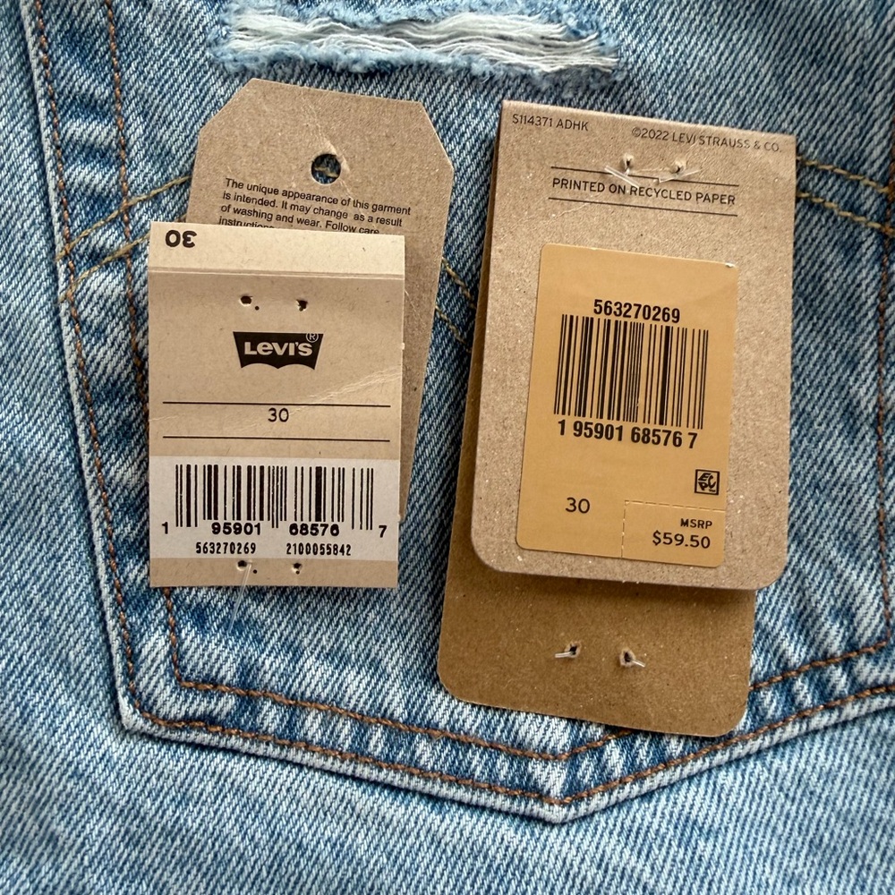 Levi's 501 High Rise Shorts - Picture 5 of 6